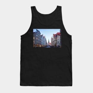 Gabled houses, Prinzipalmarkt, Christmas market, Munster, city, Westphalia Tank Top